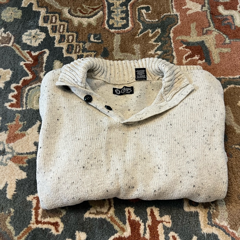 Men’s chaps sweater